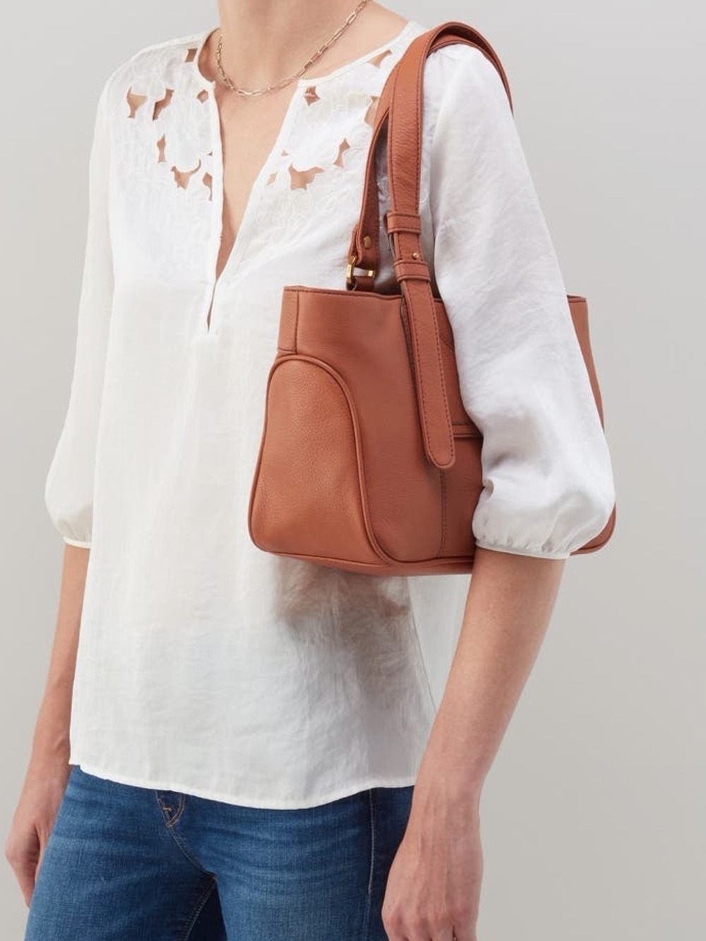 HOBO Autry Leather Satchel NWT - Picture 4 of 15